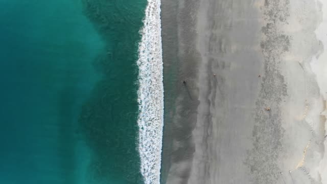 Aerial-Vogelperspektive-Strand-Nummer-7,-einem-der-schönsten-Strände-Asiens,-Andaman-und-Nicobar-Inseln,-Indien