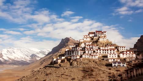Key-Gompa-Monastery-Panorama-4k