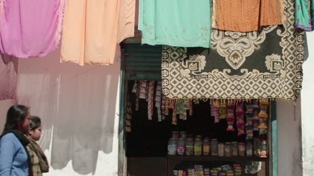 Clothes-and-sarong-hanging-to-dry.
