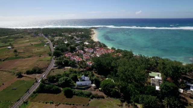 Rundflug-über-die-Insel-Mauritius-im-Indischen-Ozean
