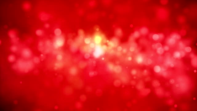 Animación-de-partículas-brillantes-rojas---4K