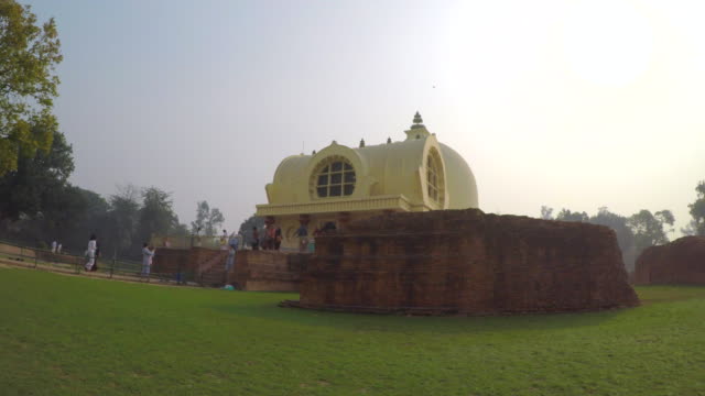 Parinirvana-Stupa-,-Kushinagar-District-,-India