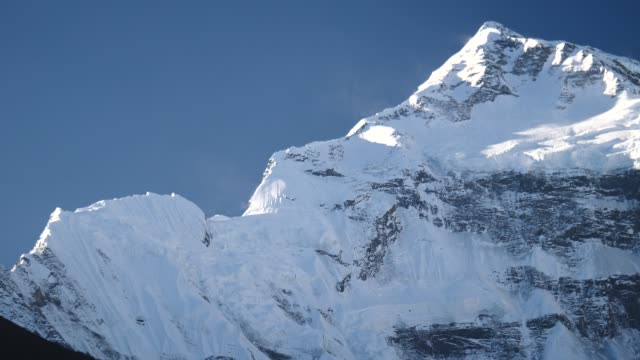 Annapurna-Peak-in-the-Himalaya-range,-Annapurna-region,-Nepal