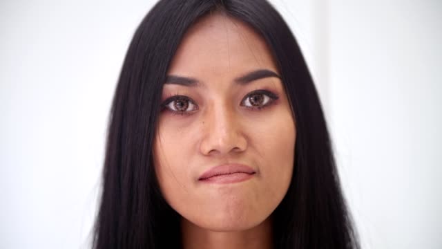 Woman-portrait.-Angry-Asian-woman-portrait.