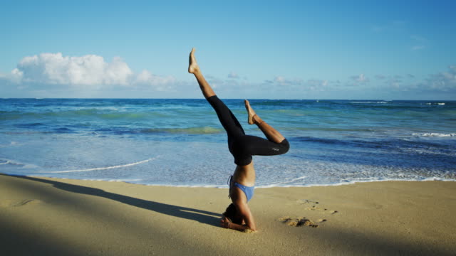 Woman-Practicing-Yoga