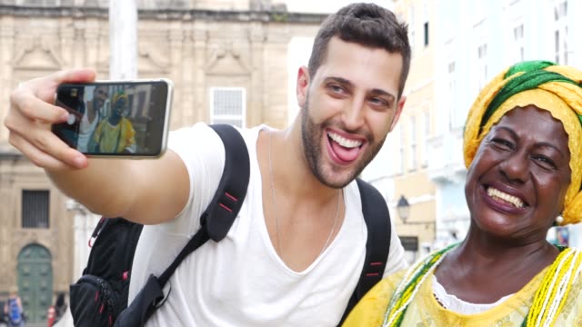 Taking-a-Selfie-with-Brazilian-Woman