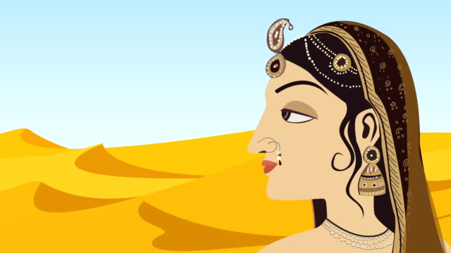 Rajasthani-Women-In-The-Desert