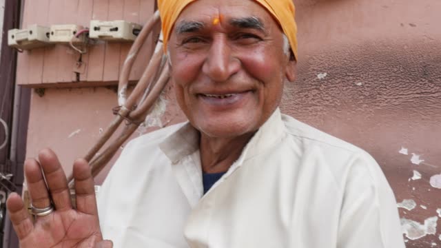 Indien-Senior-woman-echte-Menschen-Porträt