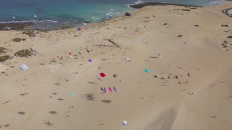 Kite-Festival,-Corralejo,-Fuerteventura,-Kanarische-Inseln-2017
