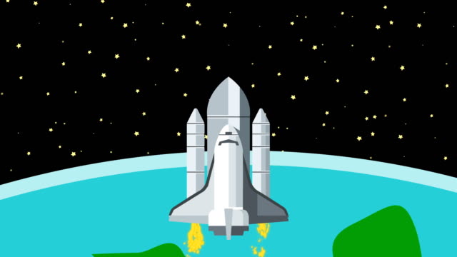 Space-Shuttle-Leaving-Earth-into-Outer-Space