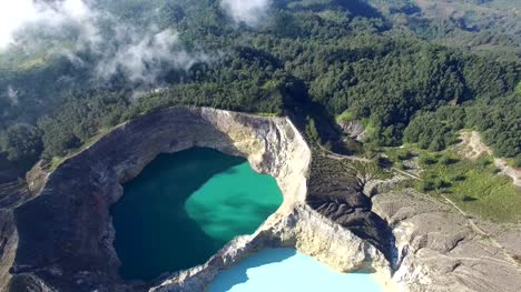 Kelimutu-volcano-colored-lakes-flyby-2-(zoom-out)