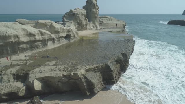 Aerial-footage-of-nature-beach-in-Indonesia