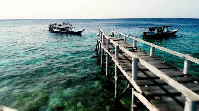 4K-Drone-Footage-of-Menjangan-Island-Shore-Bali-Crystal-Clear-Water