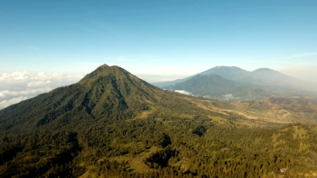 Berglandschaft-Jawa-Island,-Indonesien