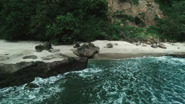 Aerial-footage-silent-Nampu-beach