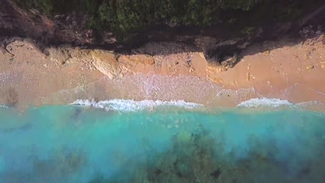 Nusa-Penida---beach-from-above.-Straight-drone-shot