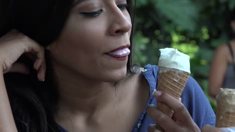 Woman-Eating-Ice-Cream