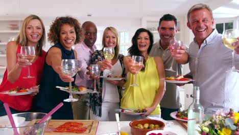 Mature-Friends-Enjoying-Buffet-At-Dinner-Party-Shot-On-R3D