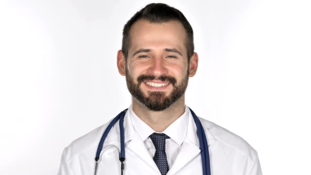 Portrait-of-Smiling-Doctor-Looking-at-Camera
