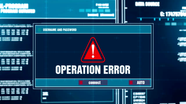 Operation-Error-Warning-Notification-Generated-on-Digital-System-Security-Alert-Error-Message-on-Computer-Screen-after-Entering-Login-And-Password-.-Cyber-Crime,-Computer-Hacking-Concept