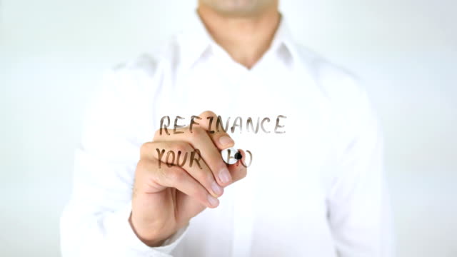 Refinance-Your-Home,-Man-Writing-on-Glass