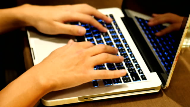 Typing-on-computer-keyboard
