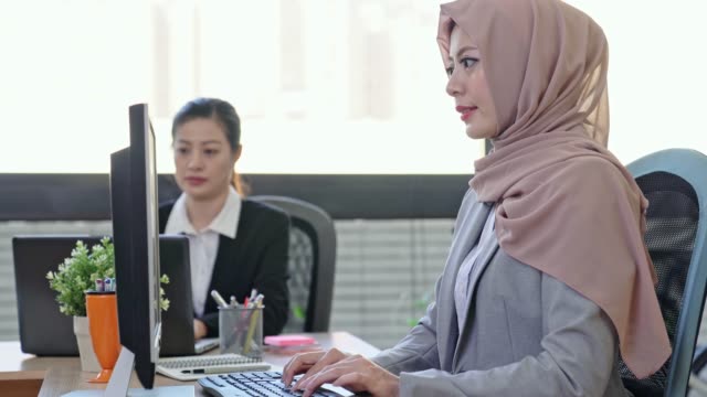 success-Muslim-business-people-using-computer
