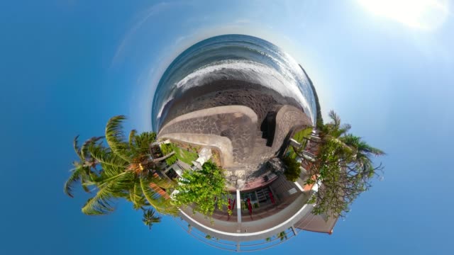 Seascape-with-beach-with-tiny-planet-effect