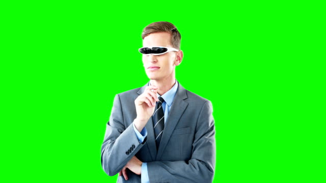 Businessman-using-virtual-reality-glasses