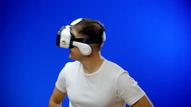 Man-in-virtual-reality-game.