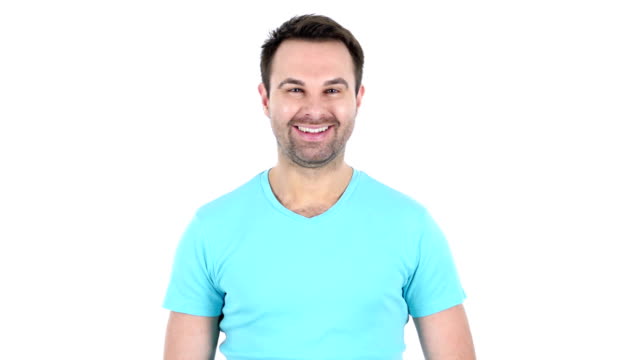 Portrait-of-Smiling-Middle-Aged-Man,-White-Background