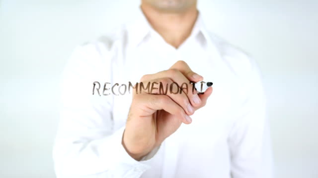 Recommendations,-Man-Writing-on-Glass