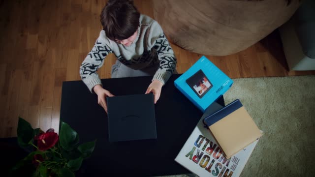 4k-Child-Boy-Unboxing-New-Smart-Home-Device