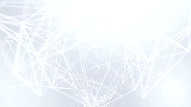 Abstrakte-Plexus-Luxus-und-Titel-Netzwerk-verbundene-Linien-und-Punkte-Teilchen.-Netzwerk-Verbindungen-weichen-sauberen-Corporate-Business-Präsentation-Seamless-Loop-Hintergrund.