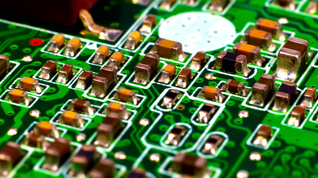 Circuit-Board-With-Microchips