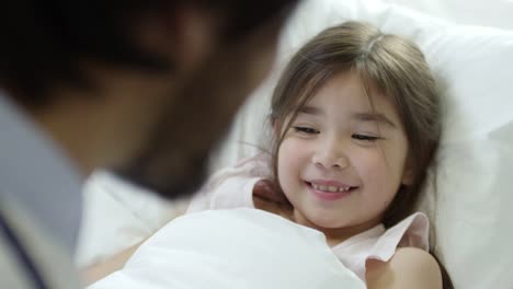 Little-Girl-in-Hospital-Bed