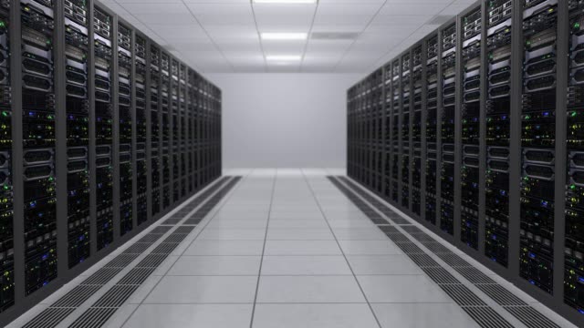 3D-rendering-of-the-server-room-with-working-computers-of-data-servers-with-flashing-LEDs