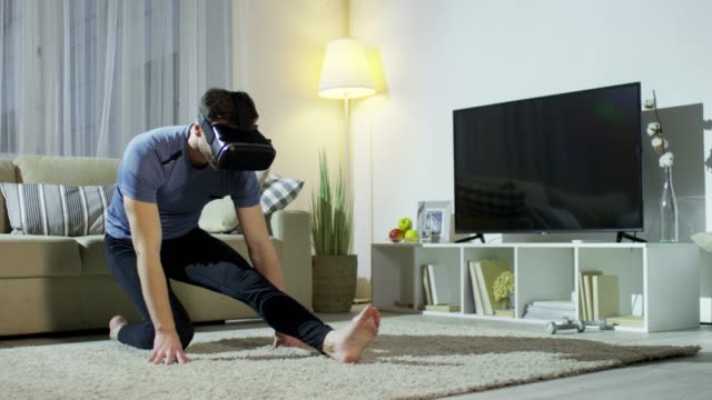 Stretching-mit-Virtual-Reality-Schutzbrillen