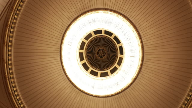 Beautiful-classical-ceiling-with-chandelier-lighting-in-4K