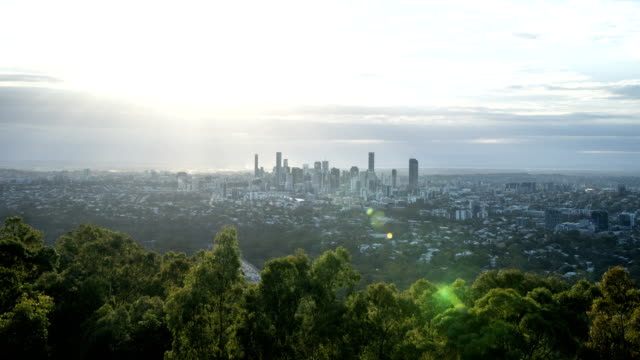 Time-lapse-de-la-ciudad-de-Brisbane