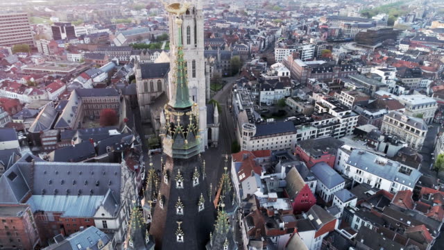 Aerial-view-Ghent