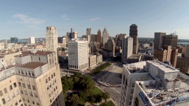 Detroit-Luftbild-der-Stadt