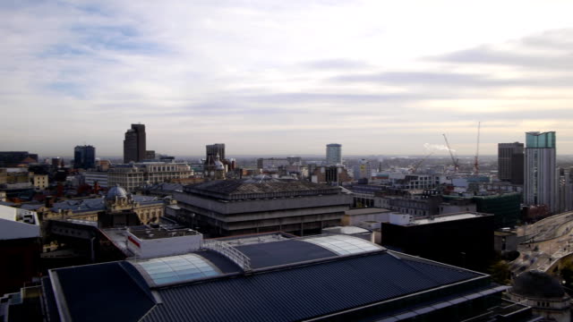 Birmingham,-England-city-centre-panorama-timelapse