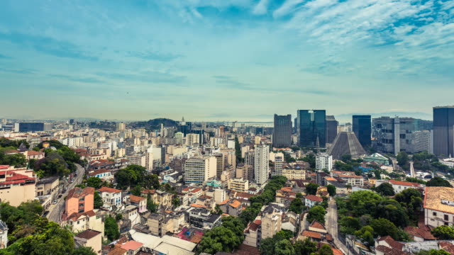 El-centro-de-la-ciudad-de-Rio-de-Janeiro-toma-panorámica-Time-Lapse.