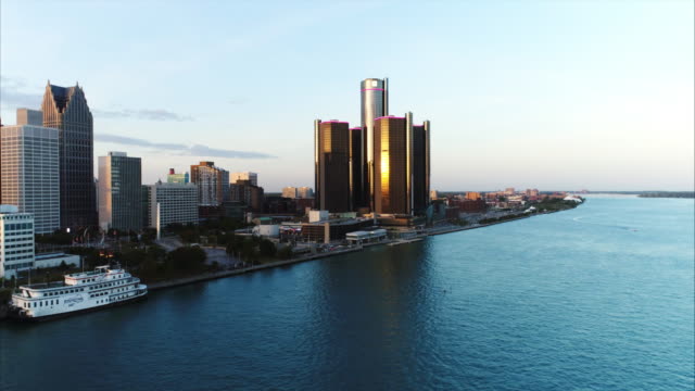 Detroit-Antenne-Stadtbild