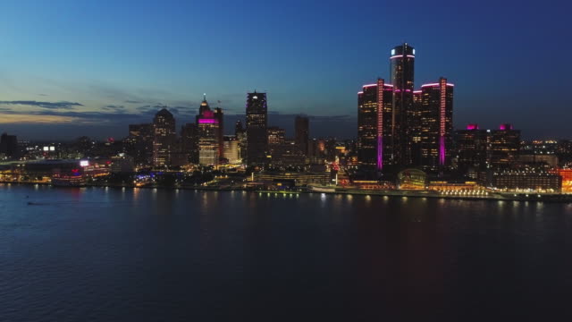 Detroit-Antenne-Stadtbild