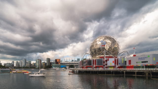 Wissenschaft-Welt-Tag-Stadtbild-Harbourfront-Skyline-von-Vancouver