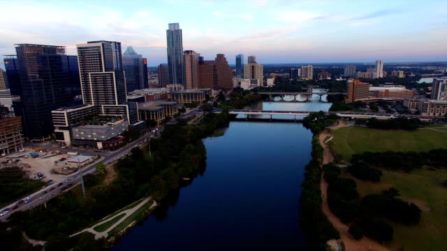 Austin-Texas-Centro-City-Skyline-urbano-arquitectura-panorámica