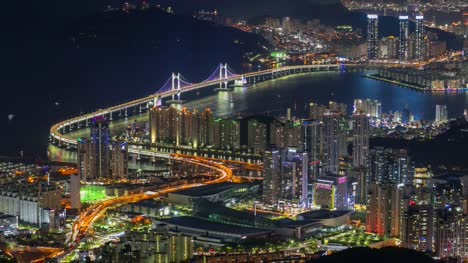 Time-lapse-of-Busan-City,South-Korea