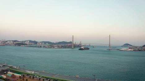 Luftaufnahme-von-Busan-Hafen